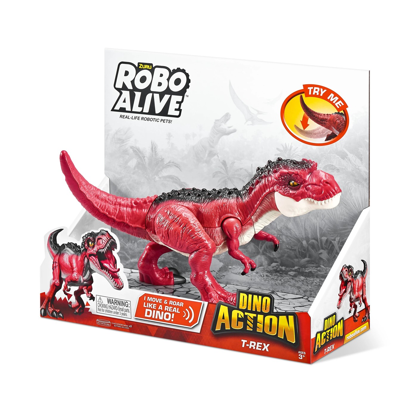 Robo Alive Attacking T-Rex Series 2 Dinosaur Toy by ZURU 