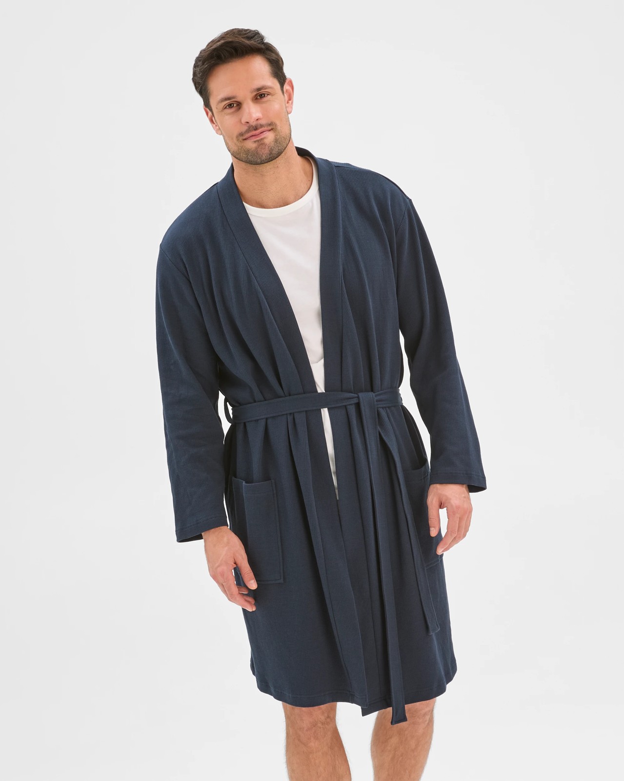 Australian Cotton Waffle Hooded Sleep Gown 5 of 5