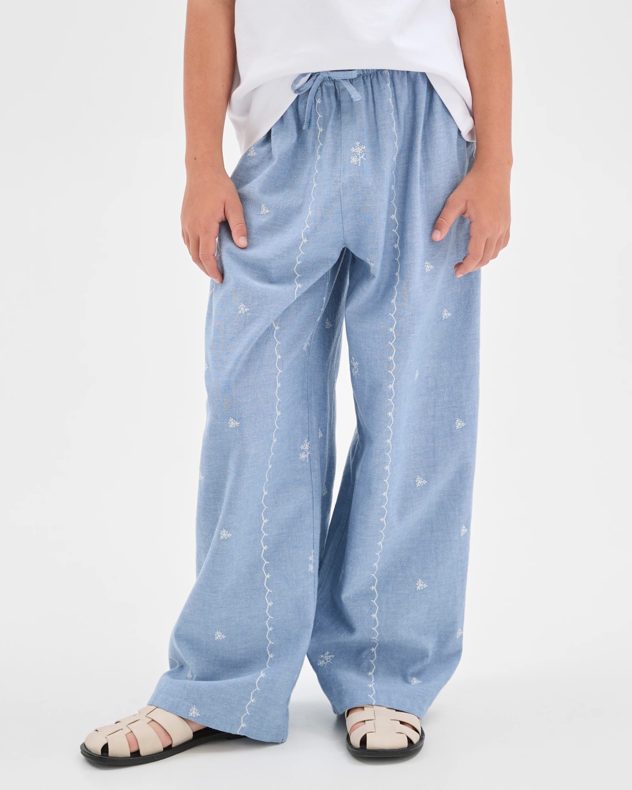 Woven Wide Leg Pants 3 of 6