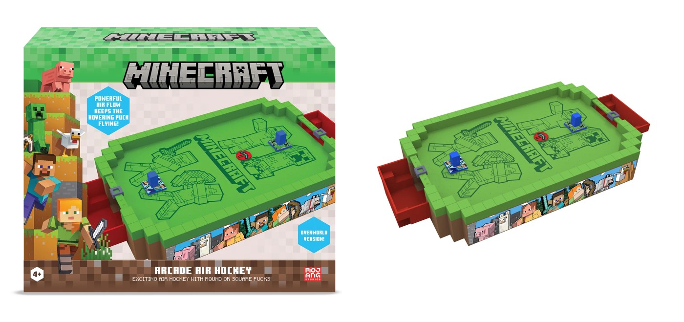 Minecraft Overworld Arcade Air Hockey 3 of 4