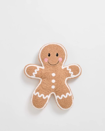 Christmas Gingerbread Man Cushion