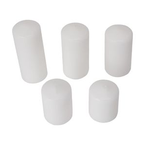 Pillar Candles, 5 Pack - Anko product image