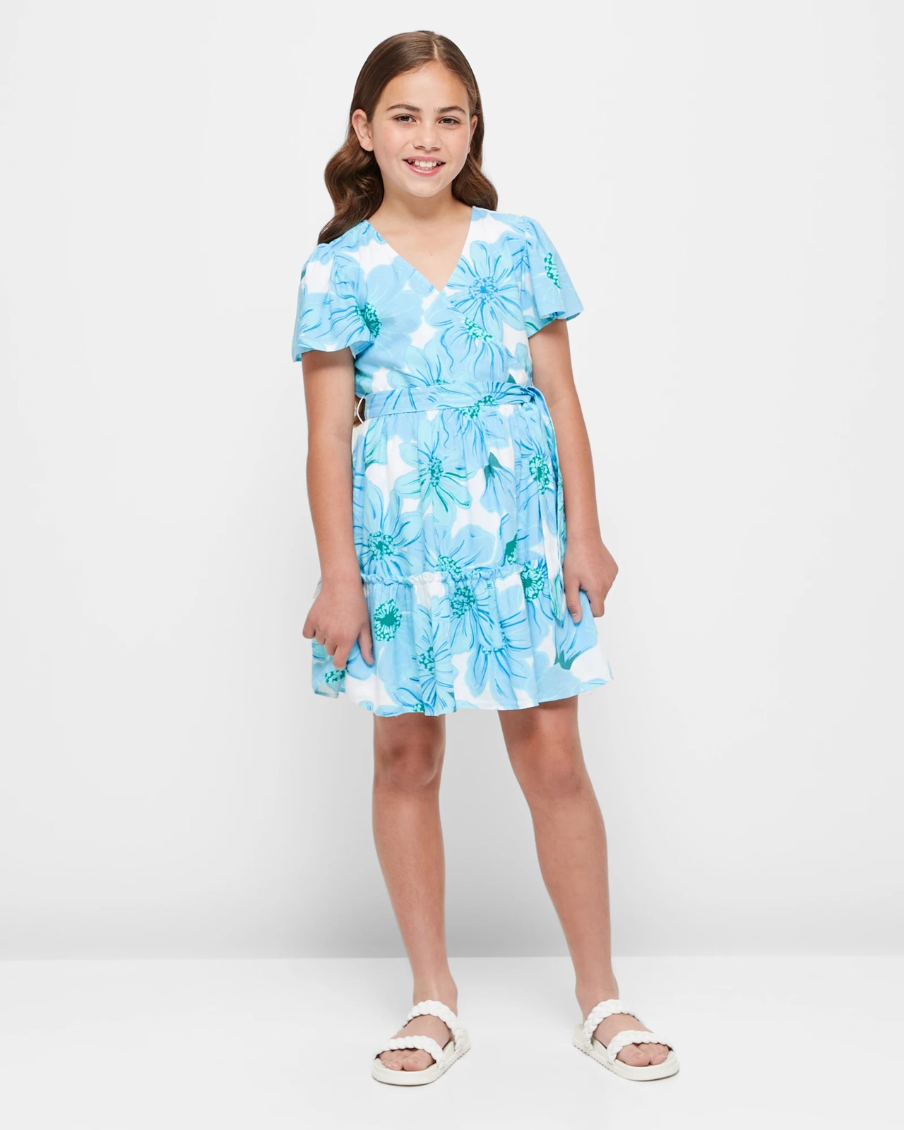 Wrap Oversized Floral Print Dress | Target Australia
