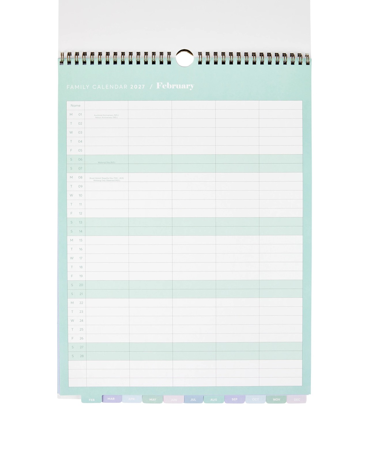 Anko 2027 Wall Family Calendar 2 of 5