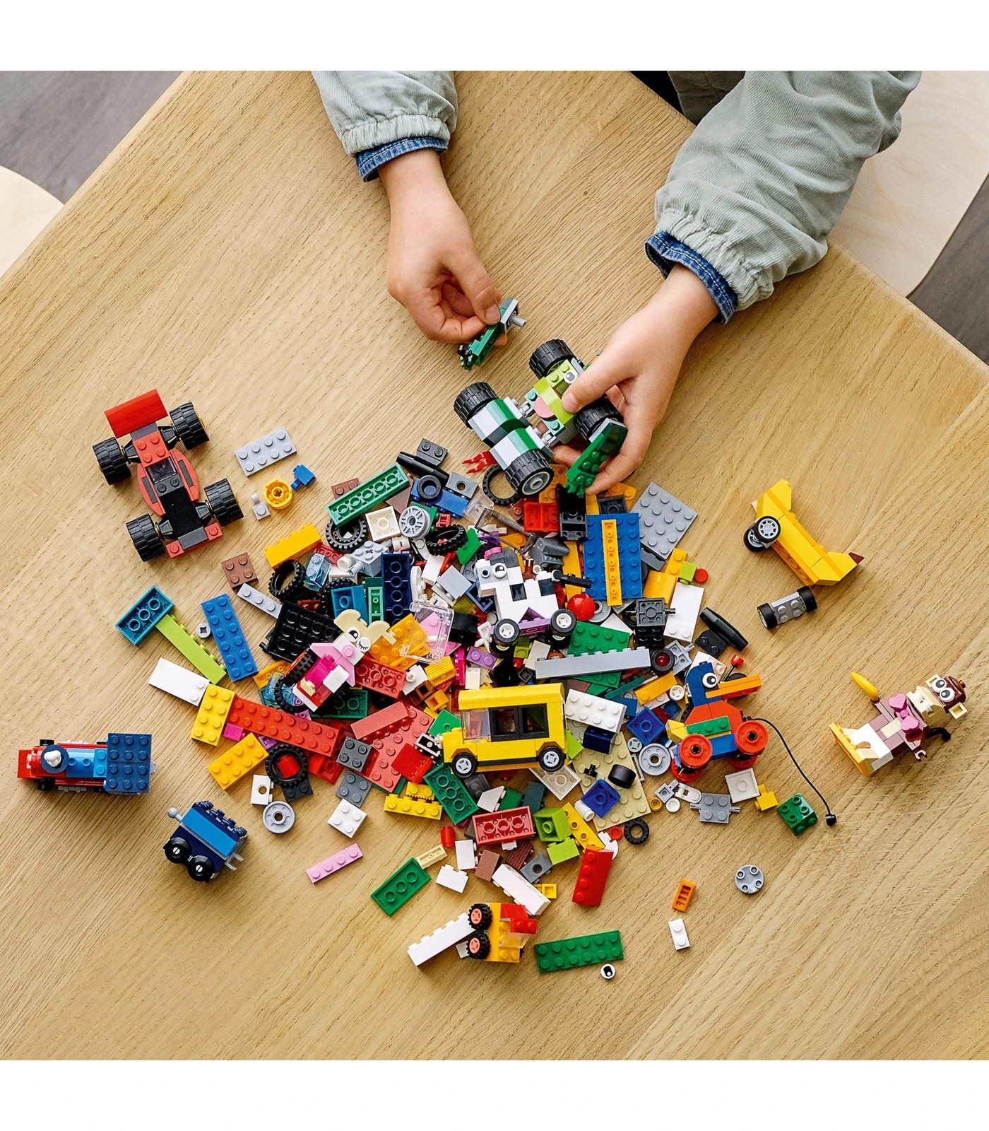 Lego many hot sale wheels