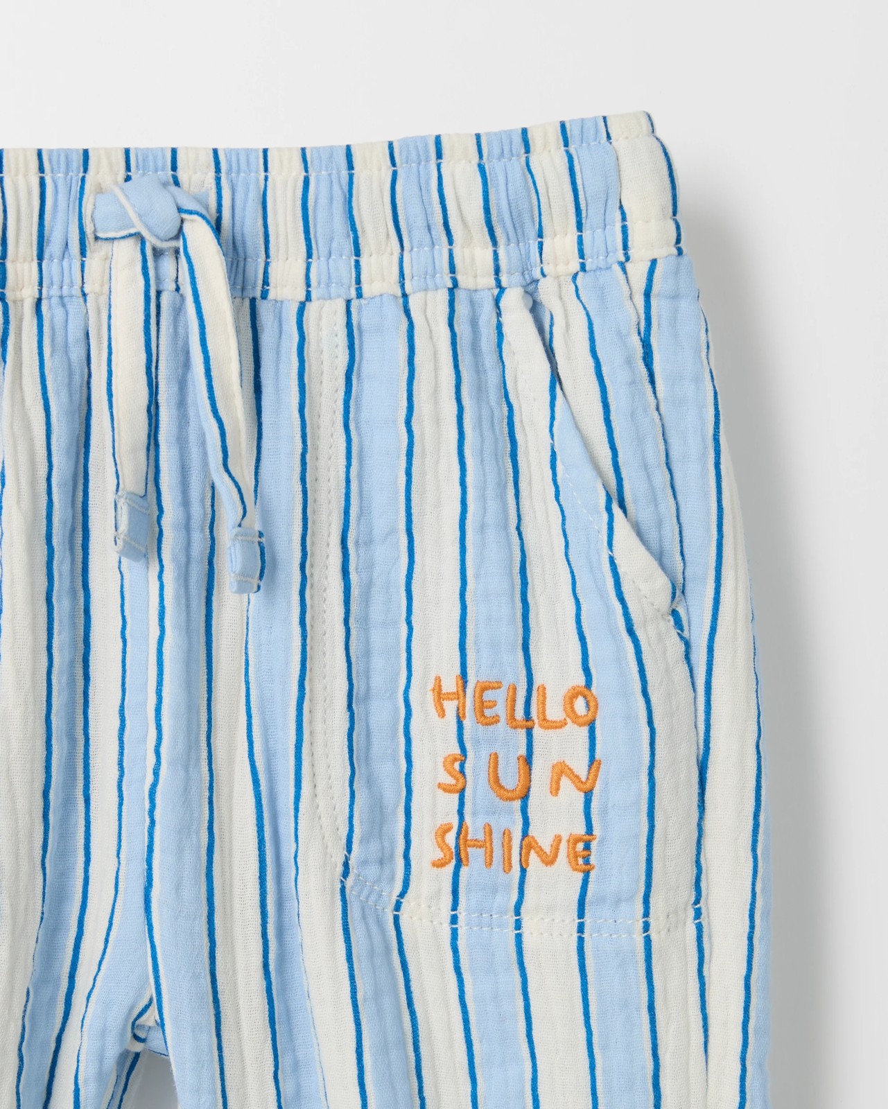 Baby Muslin Pants - Windsurfer Blue 6 of 6