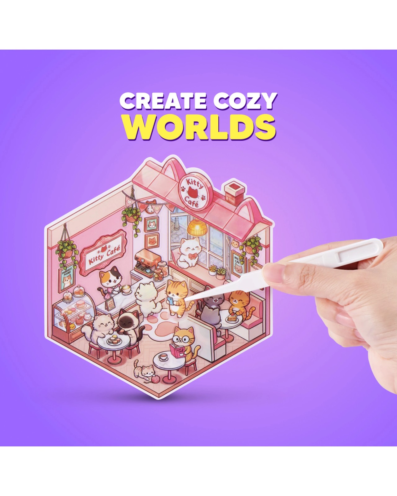 Sticker Therapy Kawaii Kitties by ZURU 4 of 6