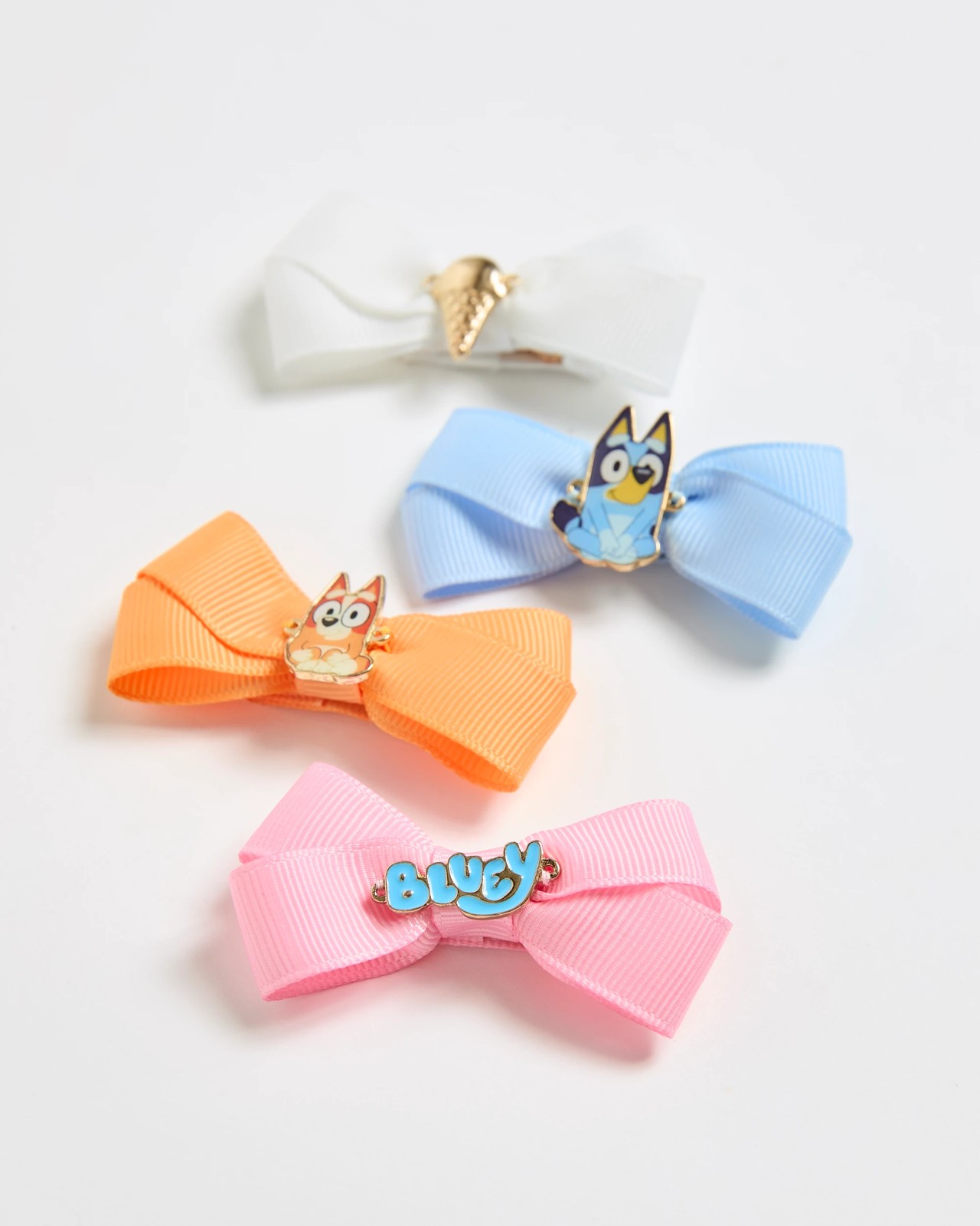 Bluey & Bingo 4 Pack Bow Clips 2 of 3