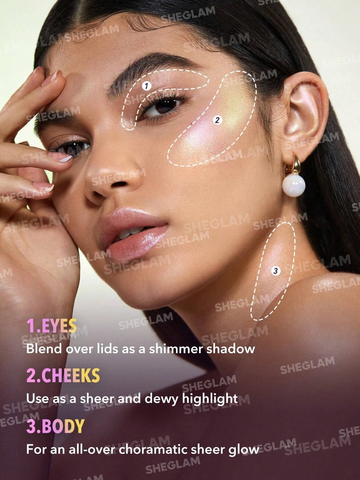 SHEGLAM Chroma-Glow Bloom Liquid Highlighter - Flying Comet 5 of 5