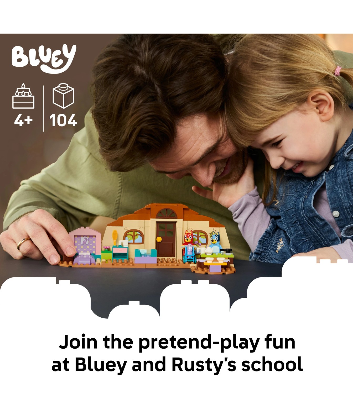 LEGO® Bluey School with Rusty and Bluey 11221 2 of 5