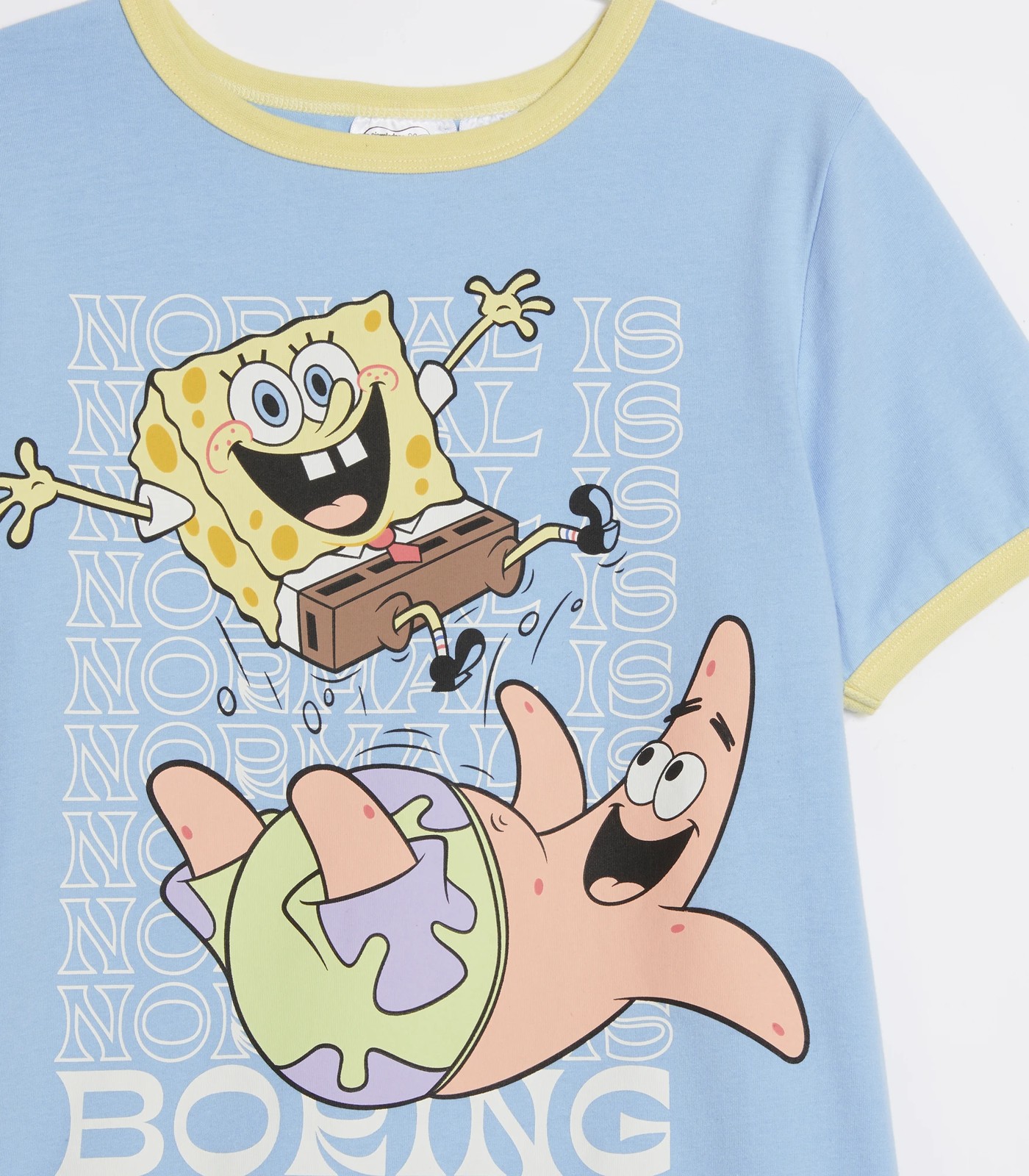 Printed T-shirt - Blue/SpongeBob SquarePants - Kids