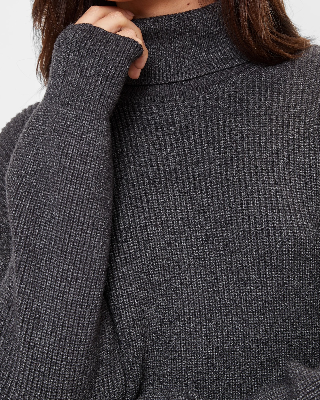 High Neck Slouchy Knit Jumper - Lily Loves 5 of 5