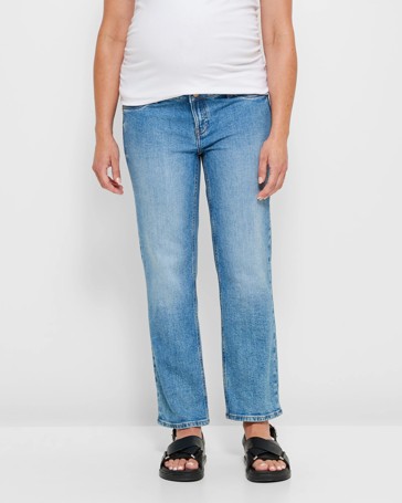 Maternity Straight Leg Denim Jeans