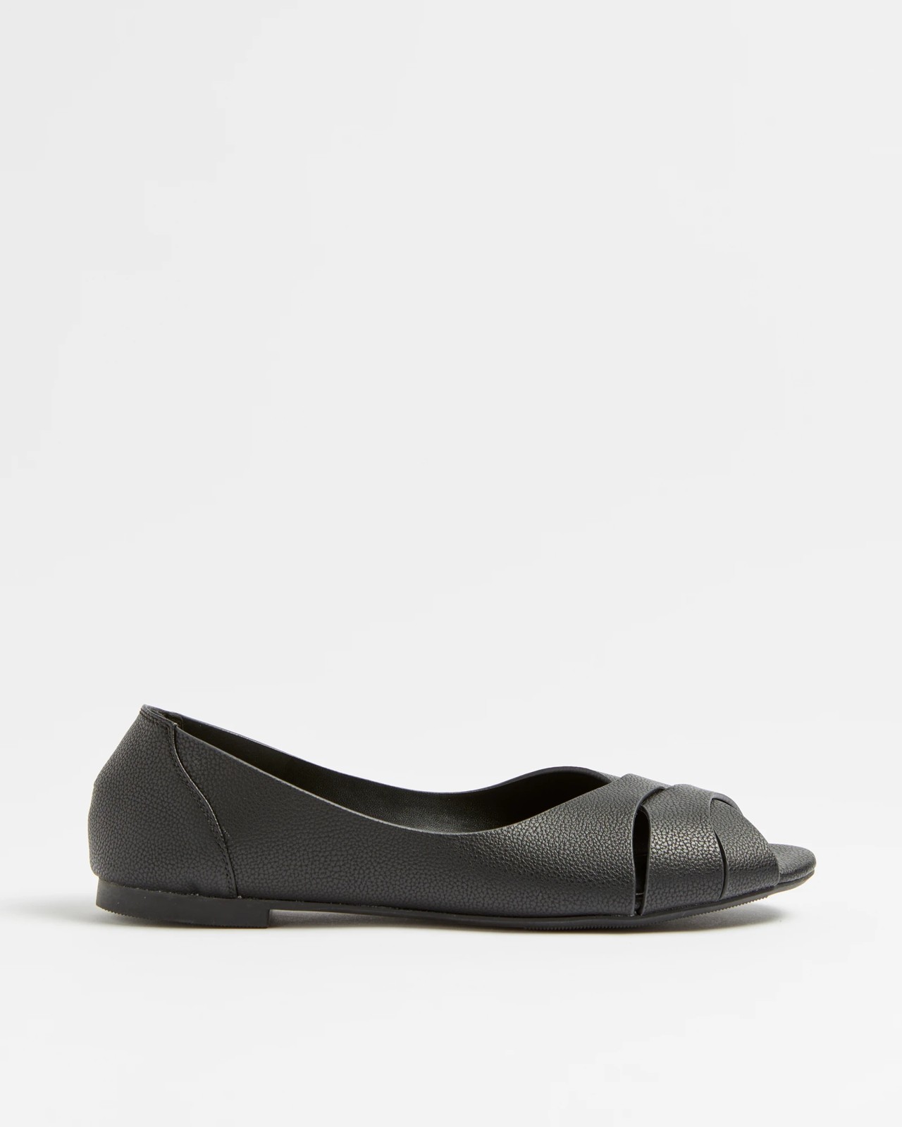 Womens Peep Toe Ballet Flat - Edin | Target Australia