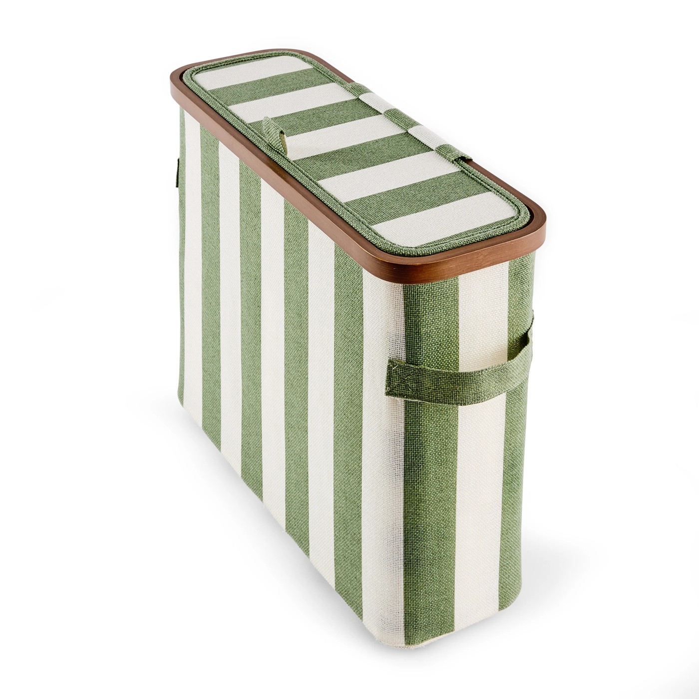 Anko Linen Look Stripe Toilet Roll Holder 3 of 5