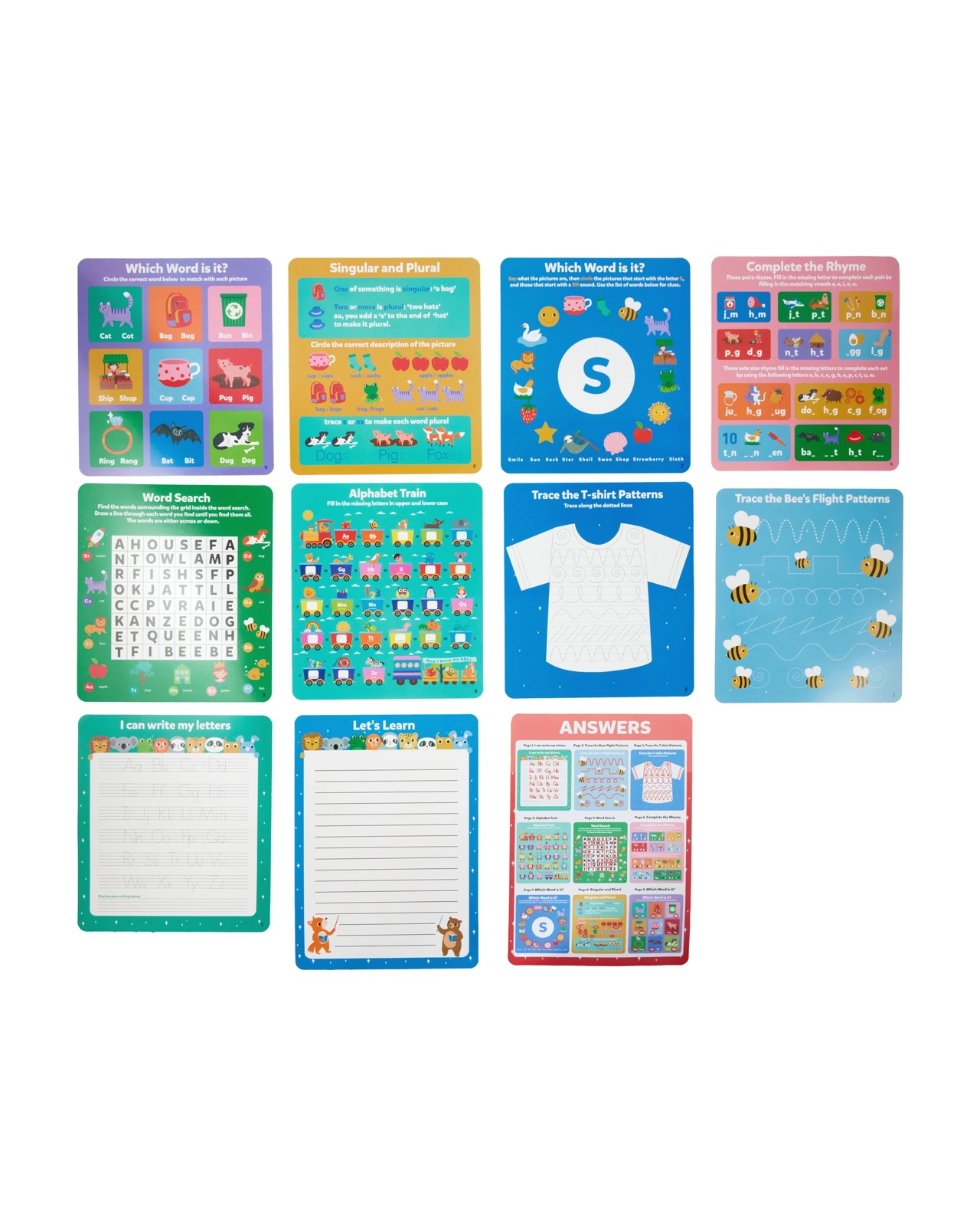 Anko 75 Piece Write and Spell Learning Pack 4 of 6