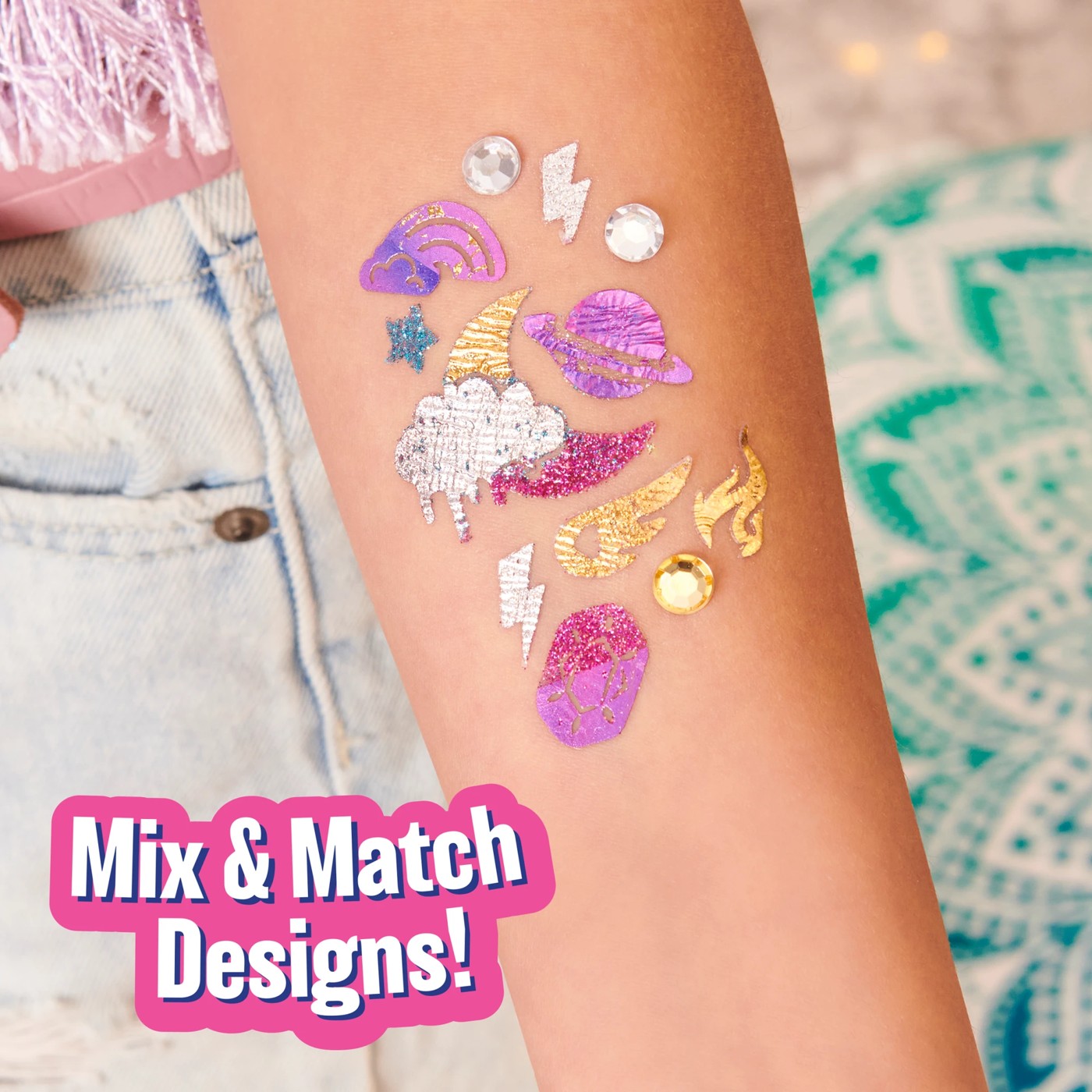 Cool Stuff For Girls  Tattoos for kids, Shimmer body, Body art