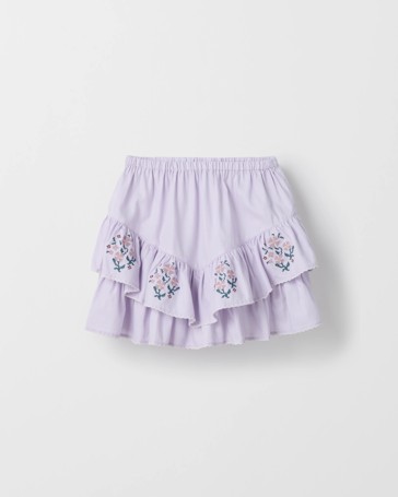 Australian Cotton Woven Ruffle Mini Skirt