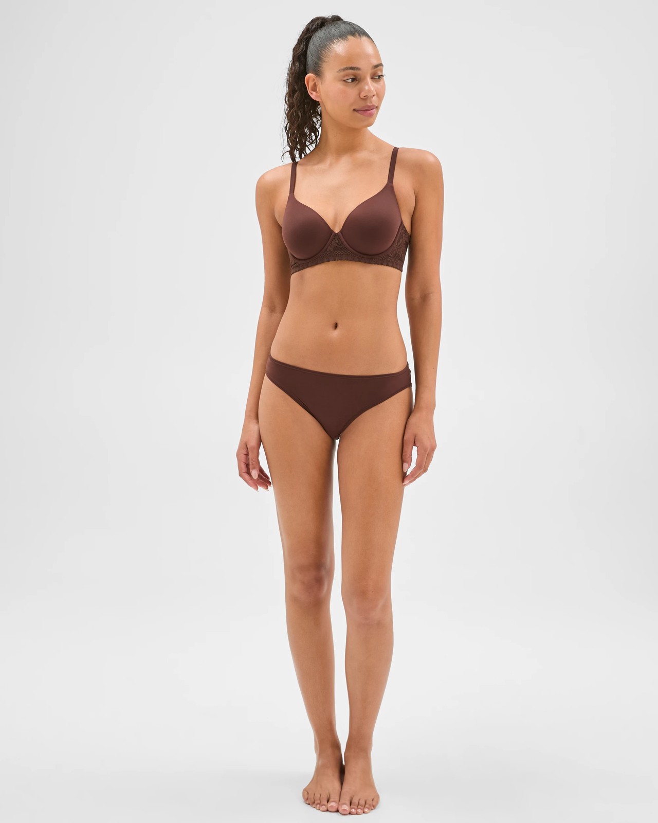 3 Pack Soft Comfort Bikini Briefs - Dark Oak 3 of 5