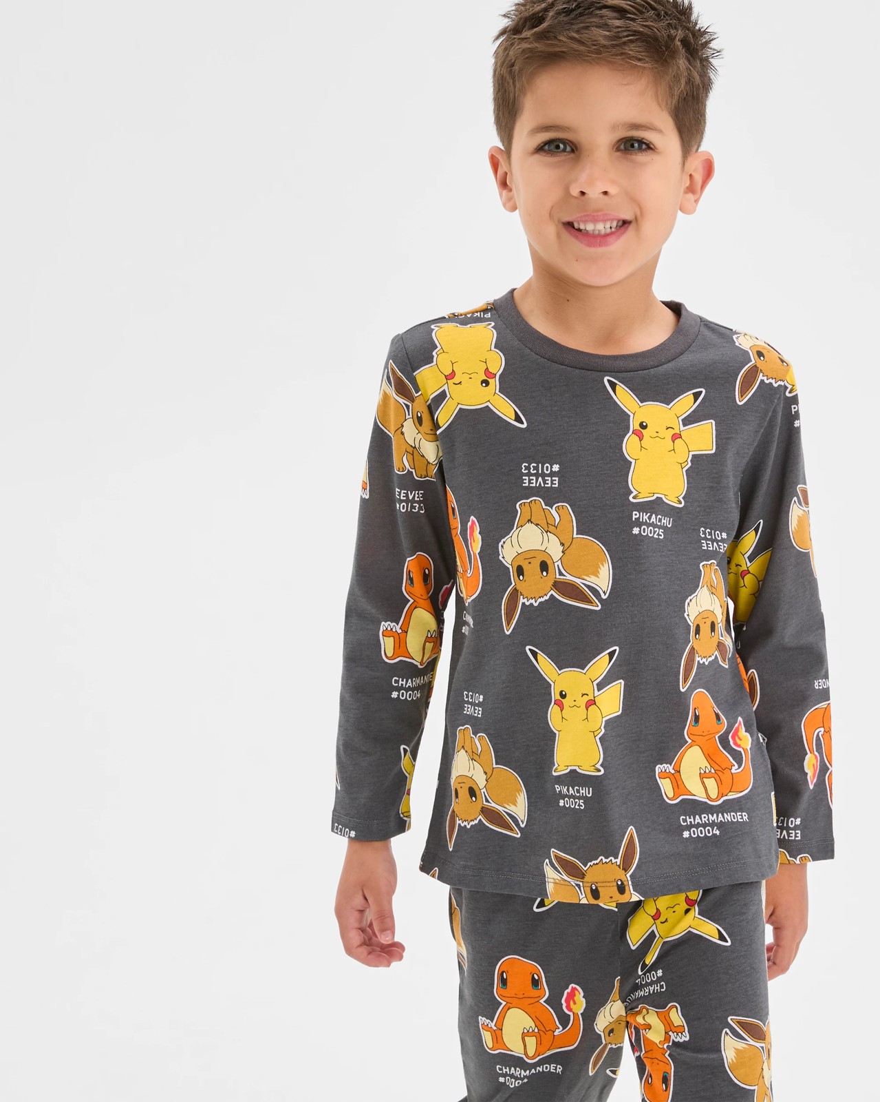 Pokemon Younger Boys Top & Pants Knit Pyjama Set 2 of 6