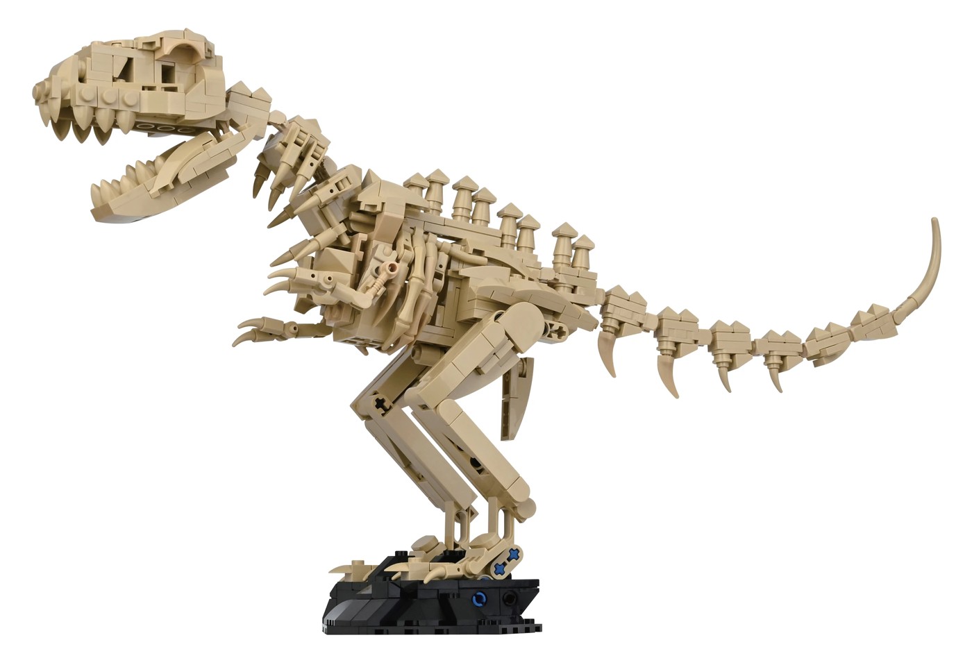 525 Piece Mini Blocks Dinosaur Series: T-Rex Skeleton Playset 2 of 3