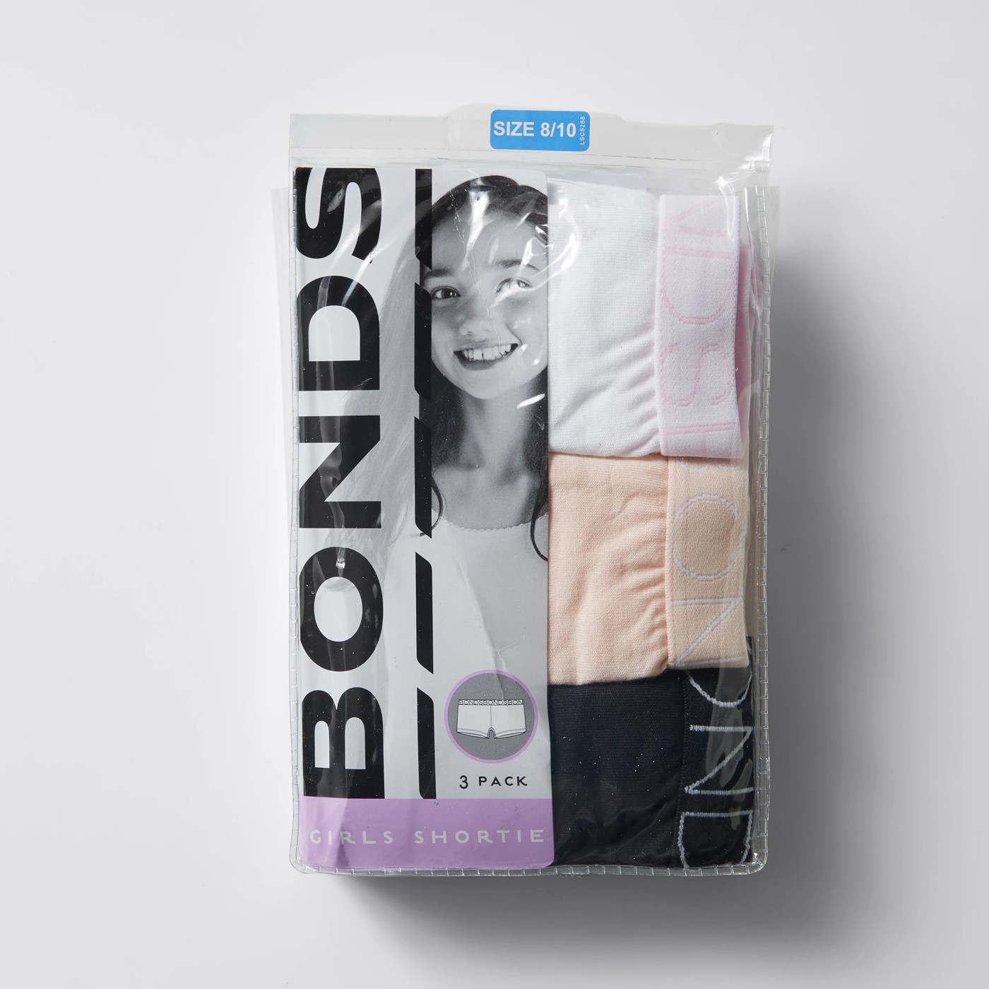 Bonds Older Girls 3 Pack Shorties - Multi 6 of 6
