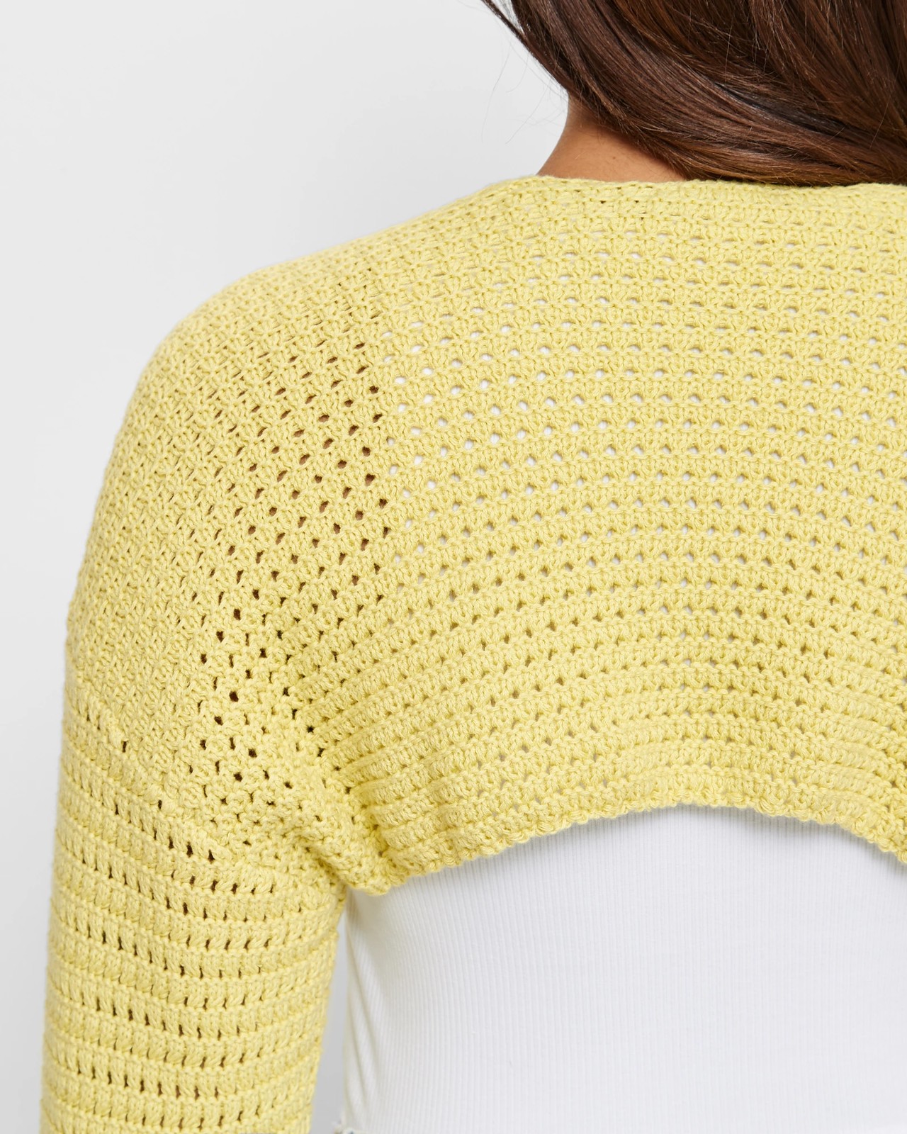 Yellow Crochet Romper – OFFICIAL TRUEFIT