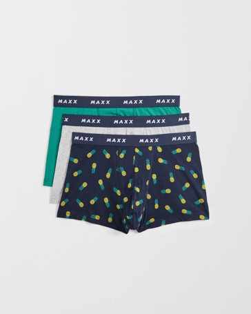 Maxx Australian Cotton Blend 3 Pack Hipster Trunks