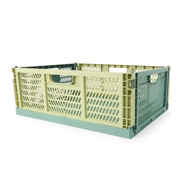 Anko 30L Collapsible Crate - Large, Green