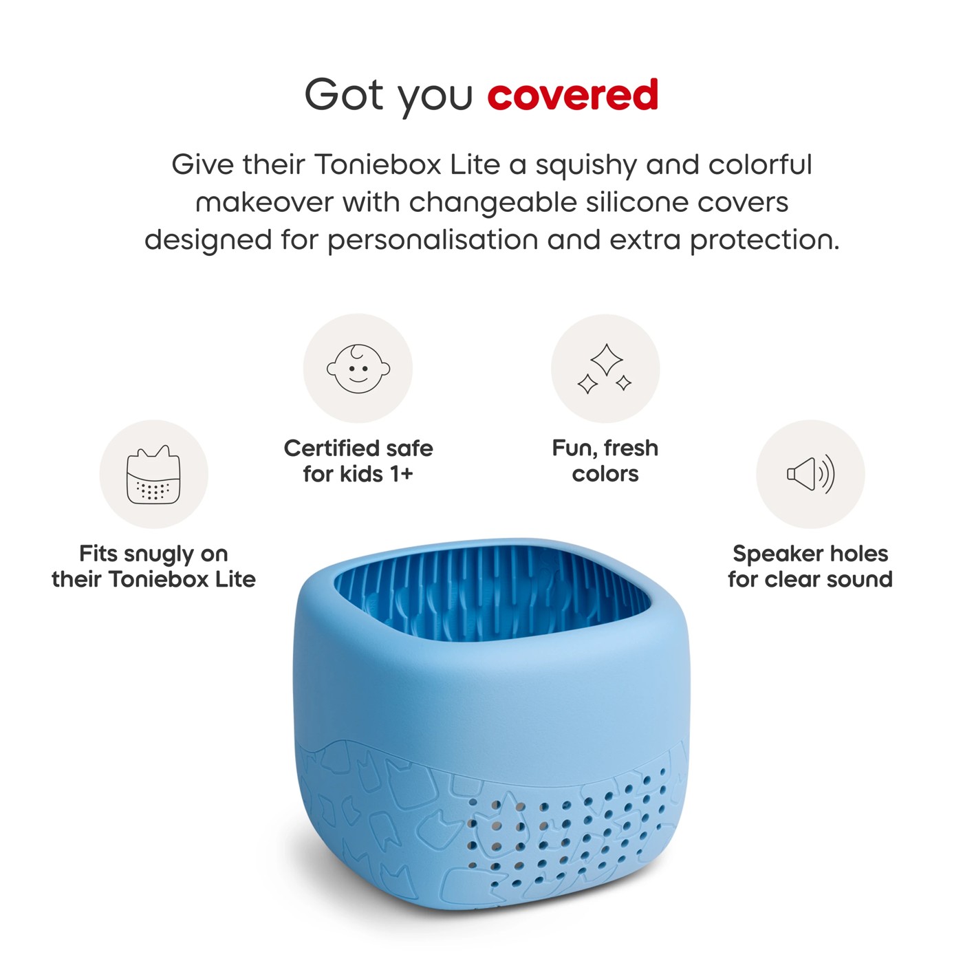 Toniebox Lite Cover - Arctic Blue 3 of 6