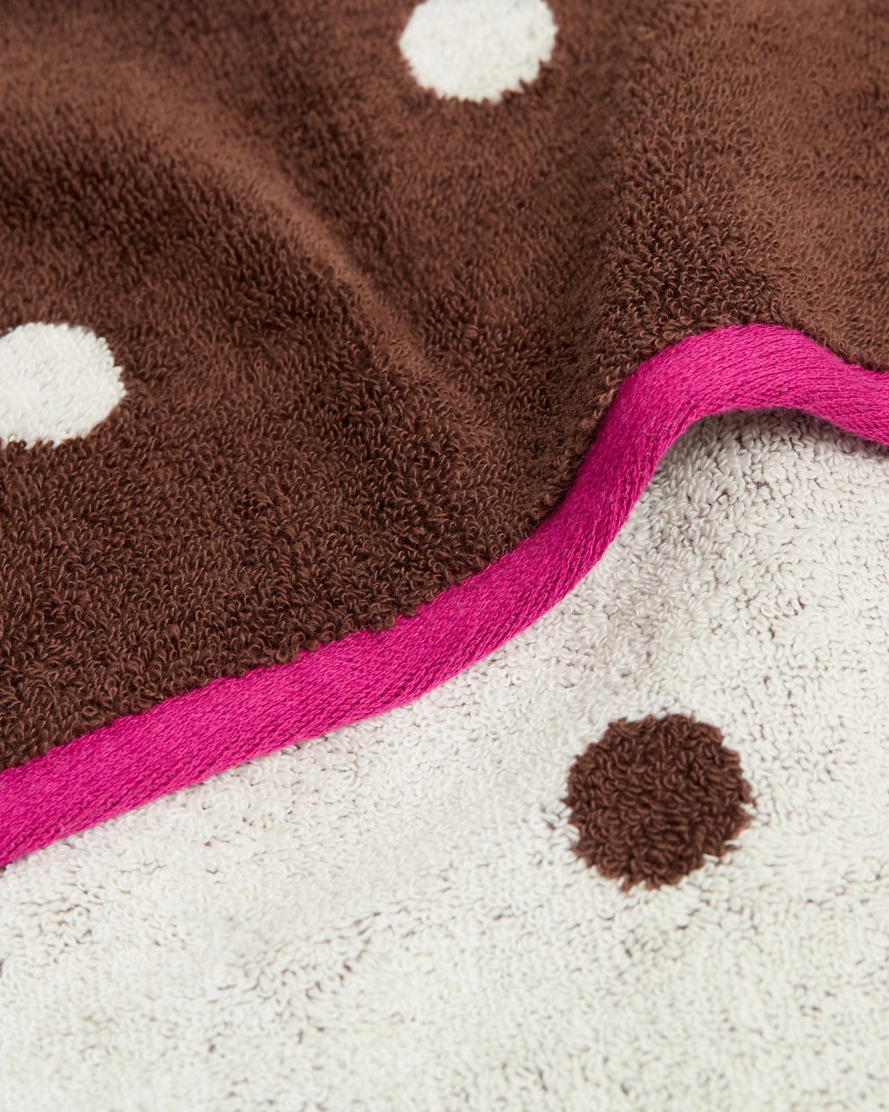 Senna Australian Cotton Polka Dot Hand Towel - Tiramisu 3 of 3