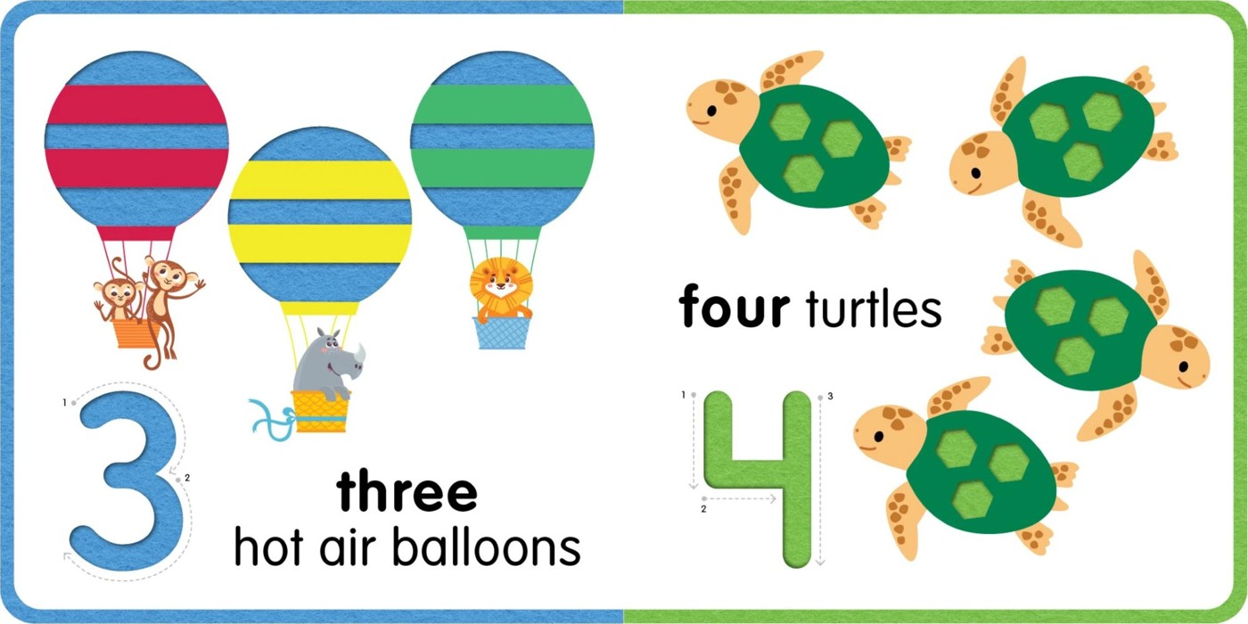 123: My First Felt Numbers - Book 3 of 3