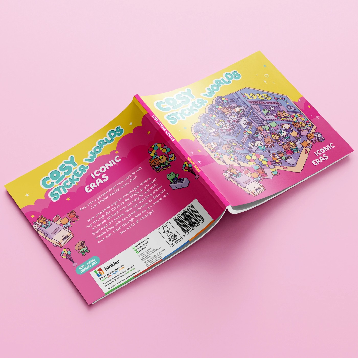 Cosy Sticker Worlds: Iconic Eras - Book 5 of 5