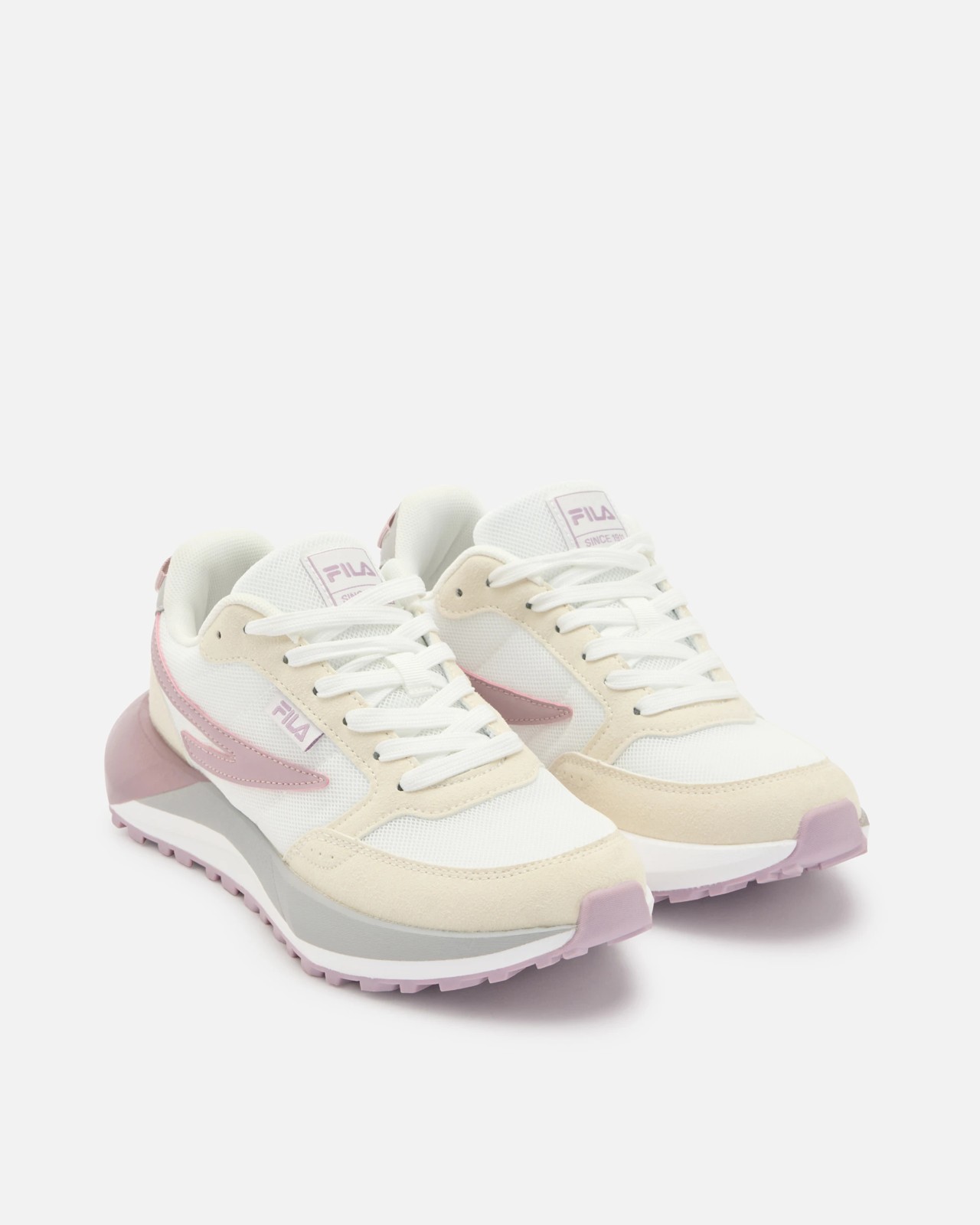 Fila Womens Zannoni Sneaker - White/Pink 3 of 3