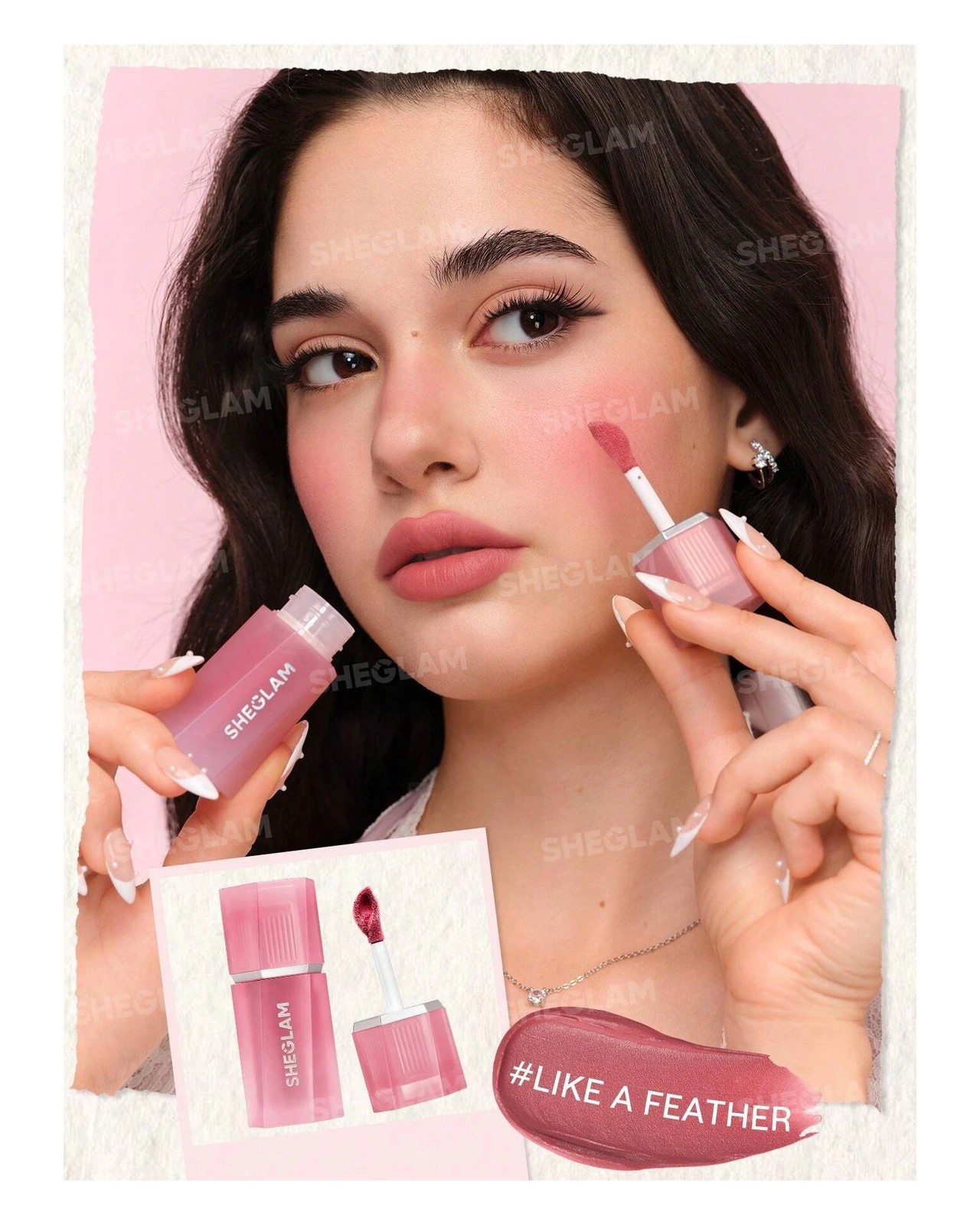 SHEGLAM Air Plush Lip & Cheek Cream - Like A Feather 2 of 6
