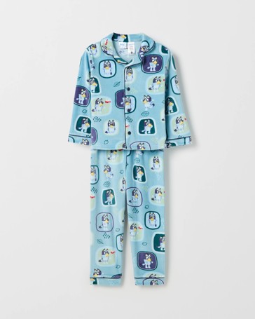 Bluey Younger Boys Fleece Pyjama Set
