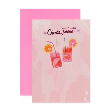 Hallmark Birthday Card - Cheers, Friend!