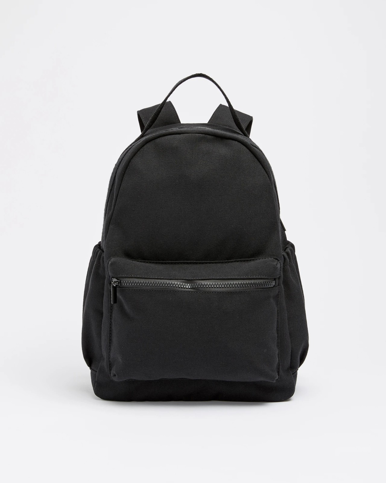 Basic Canvas Backpack Black Target Australia