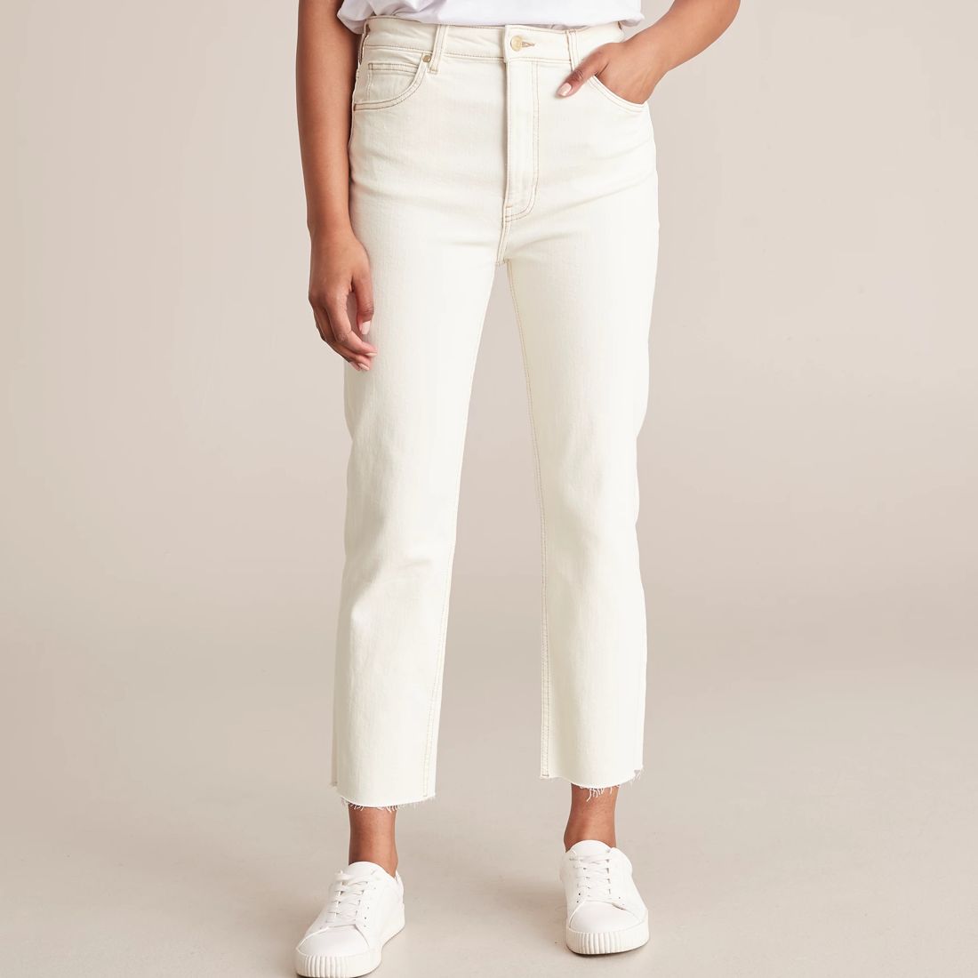 Alexa Straight High Rise Cropped Length Jeans | Target Australia