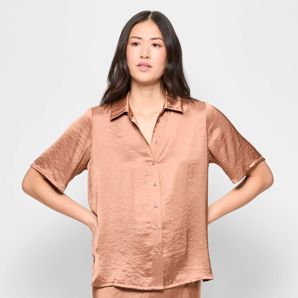 Crushed Satin Shirt - Preview product image