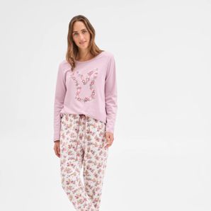 Australian Cotton Easter Bunny Floral Jogger Sleep Pants