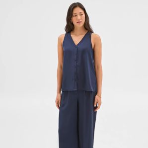 Sleeveless Vest Detail Top - Preview