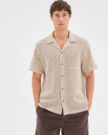 Commons Open Weave Short Sleeve Shirt