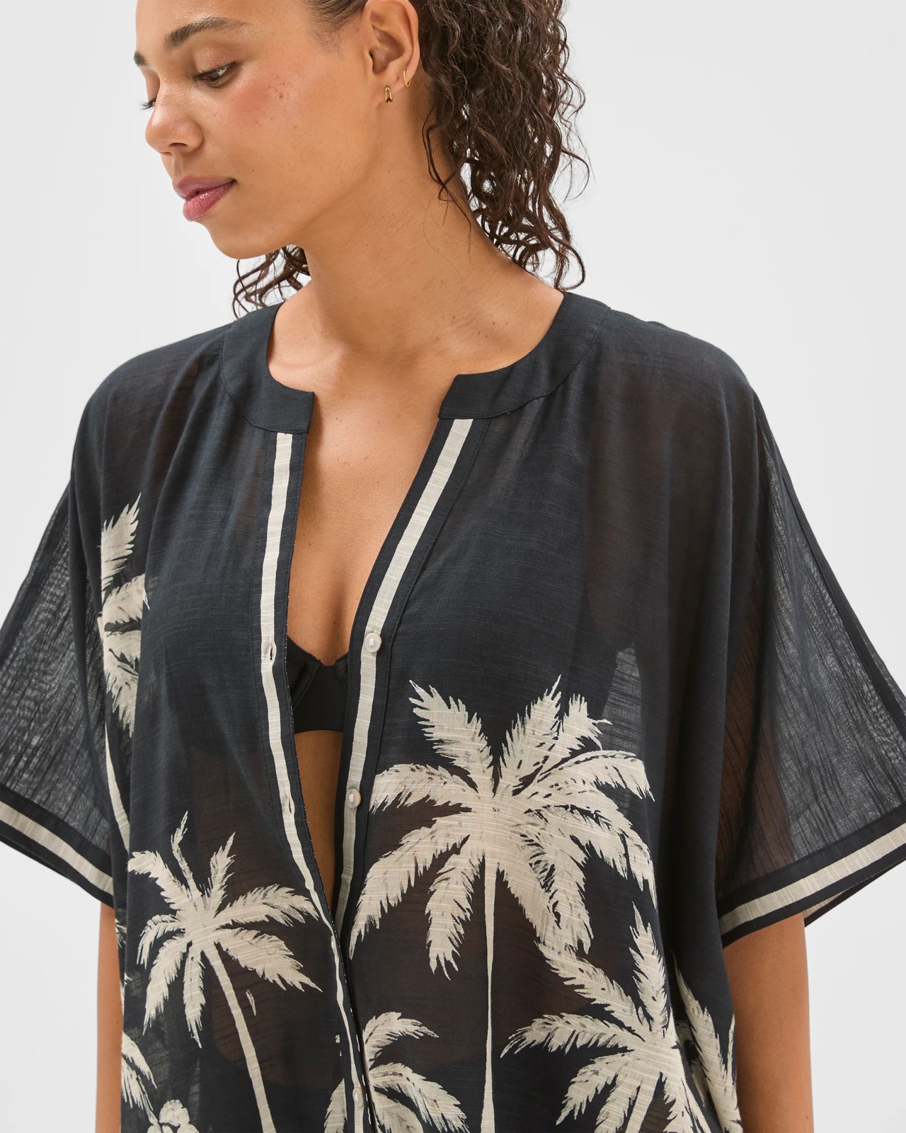 Resort Cotton Square Cover Up 3 of 5