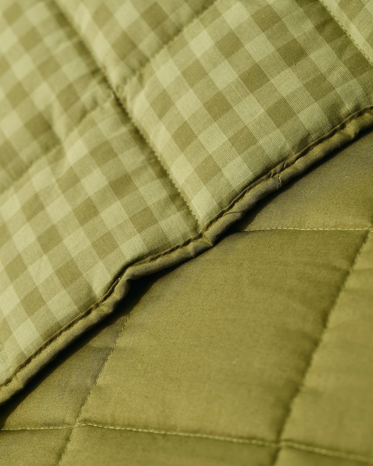 Hudson Gingham Cotton Coverlet 2 of 5