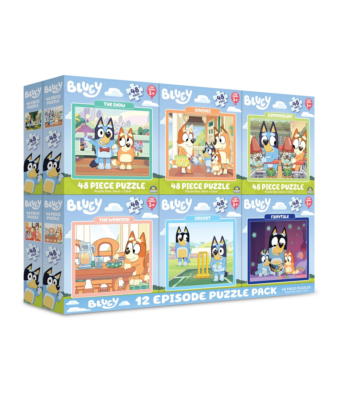 Licensed Puzzle Mega 12 Pack - Assorted 3 of 5