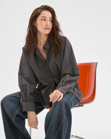 Lily Loves Australian Cotton Blend Oversized Shirt