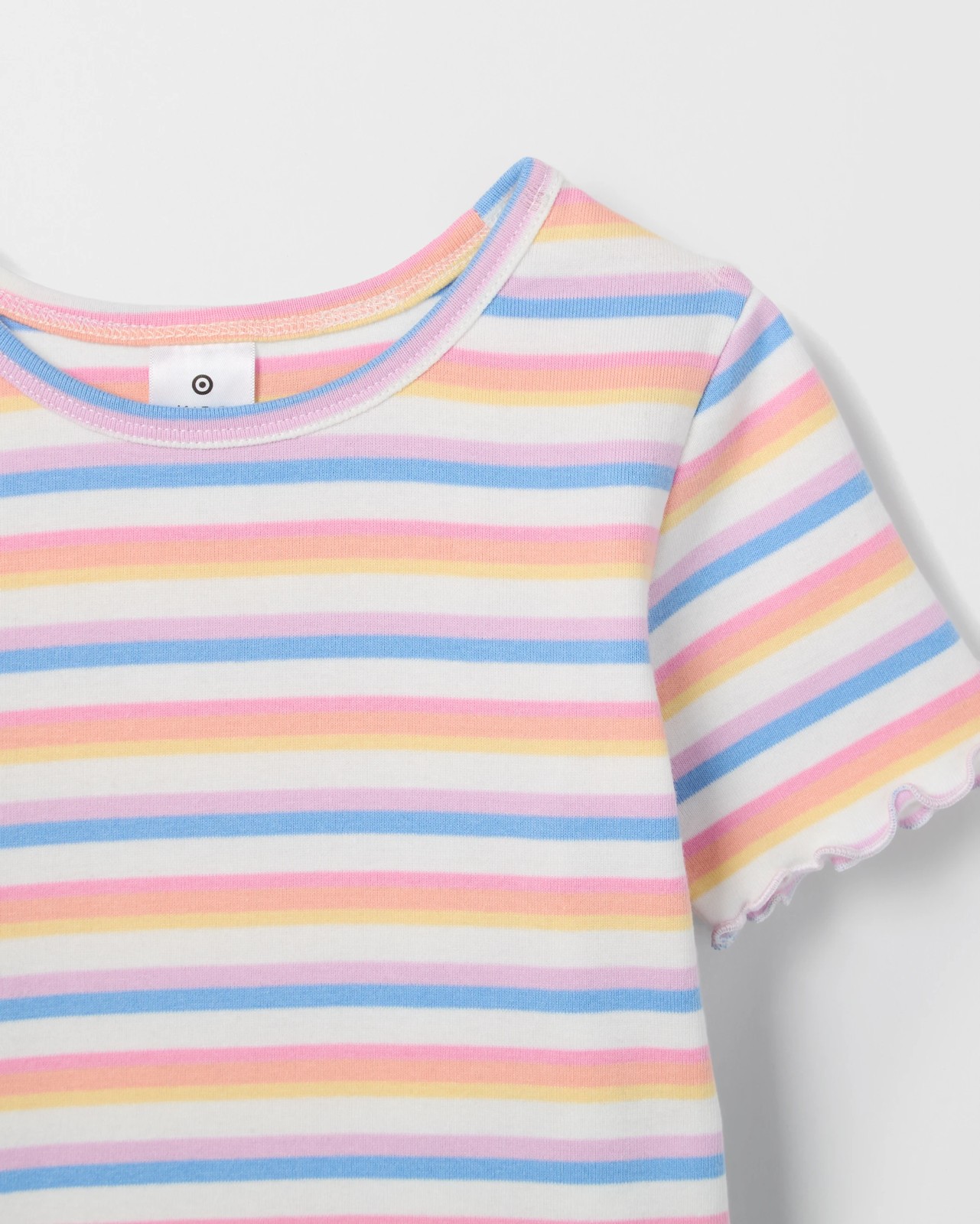 Australian Cotton Essential T-Shirt - Multi Stripe 6 of 6