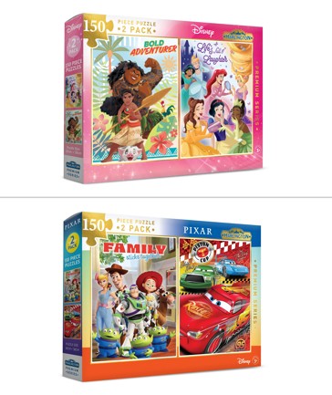 2 Pack Harlington Kids 150 pieces Puzzle - Assorted