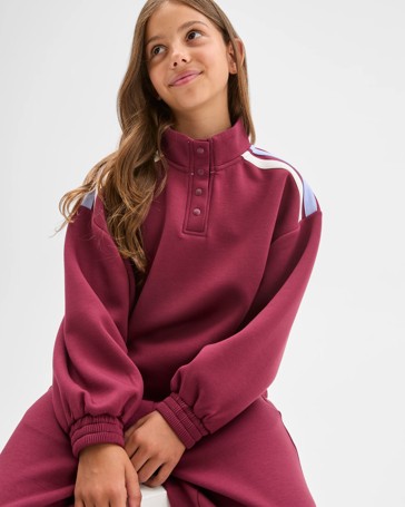 Scuba Fleece Balloon Sleeve Jumper